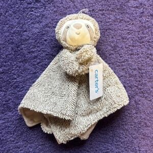 Carter's sloth plush Lovey - NWT